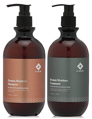 Elabore Protein Moisture Shampoo & Treatment Set (15.21 fl.oz / 450 ml)